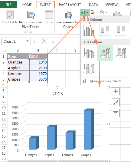 How To Make A Chart In Excel